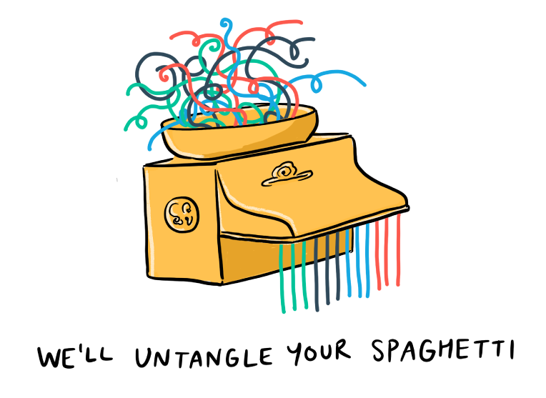 We'll untangle your spaghetti